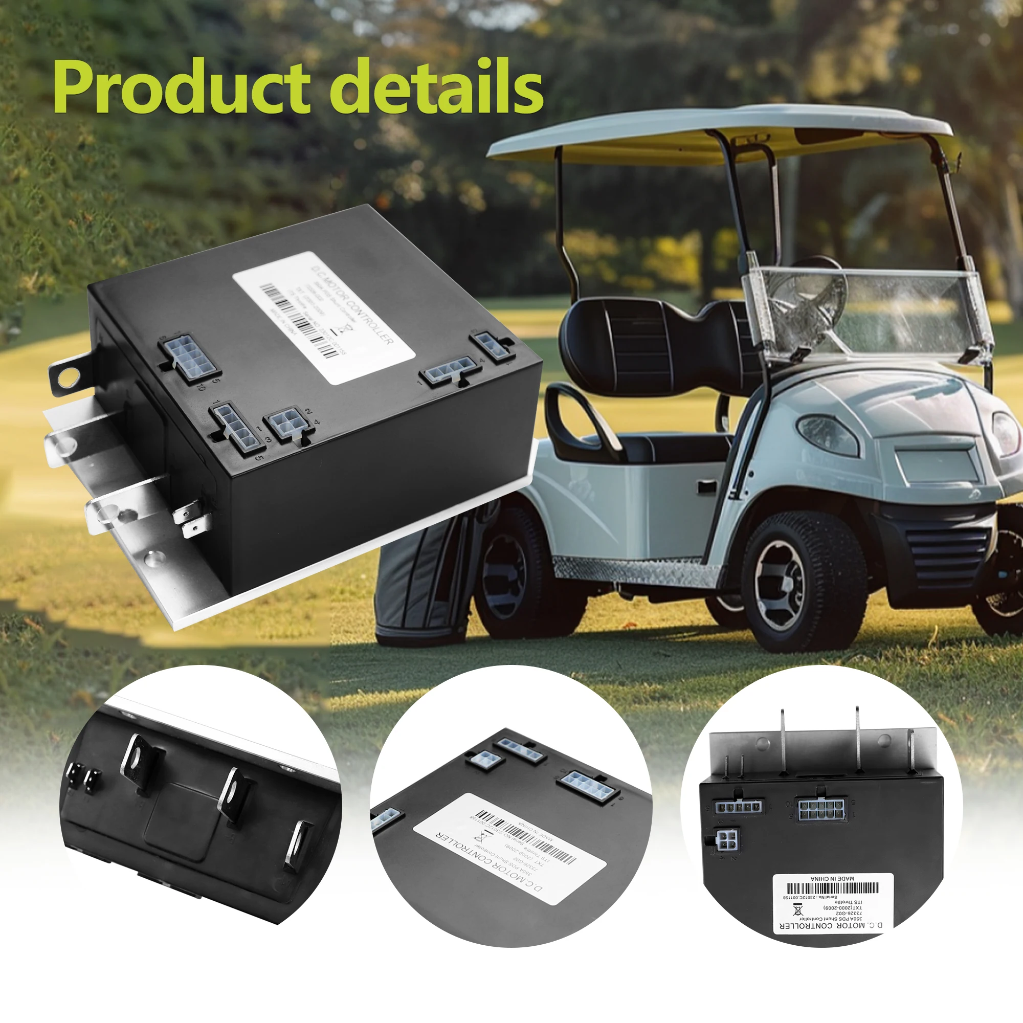 

73326-G02 36V 350A Golf Cart Motor Controller for EZGO TXT Medalist 2000-UP 1206MX-1120 1206MX-1115 609083 73326-G03 73326-G04