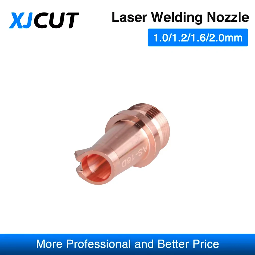 XJCUT M16 Laser Welding Head Nozzle Copper Welding torch Nozzles With Wire Feeding 1.0/1.2/1.6/2.0 For SUP21S Laser Welding Head