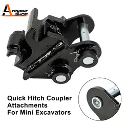 Areyourshop Quick Hitch Coupler Attachments for Mini Excavators Excavator Attachment