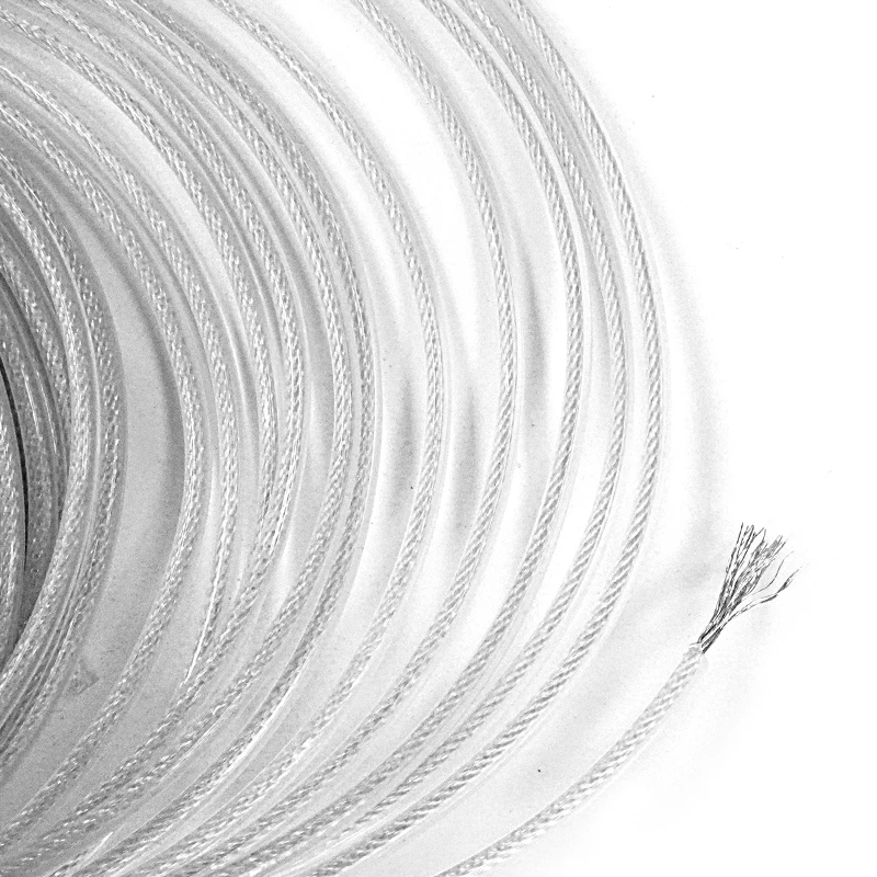 Imagem -03 - Lusqi Fio de Aço Nylon Grass Trimmer Linha Cortador de Escova Redonda Corda Trimmer Substituição Cortador de Grama 2.7 mm 5m 10m 15m