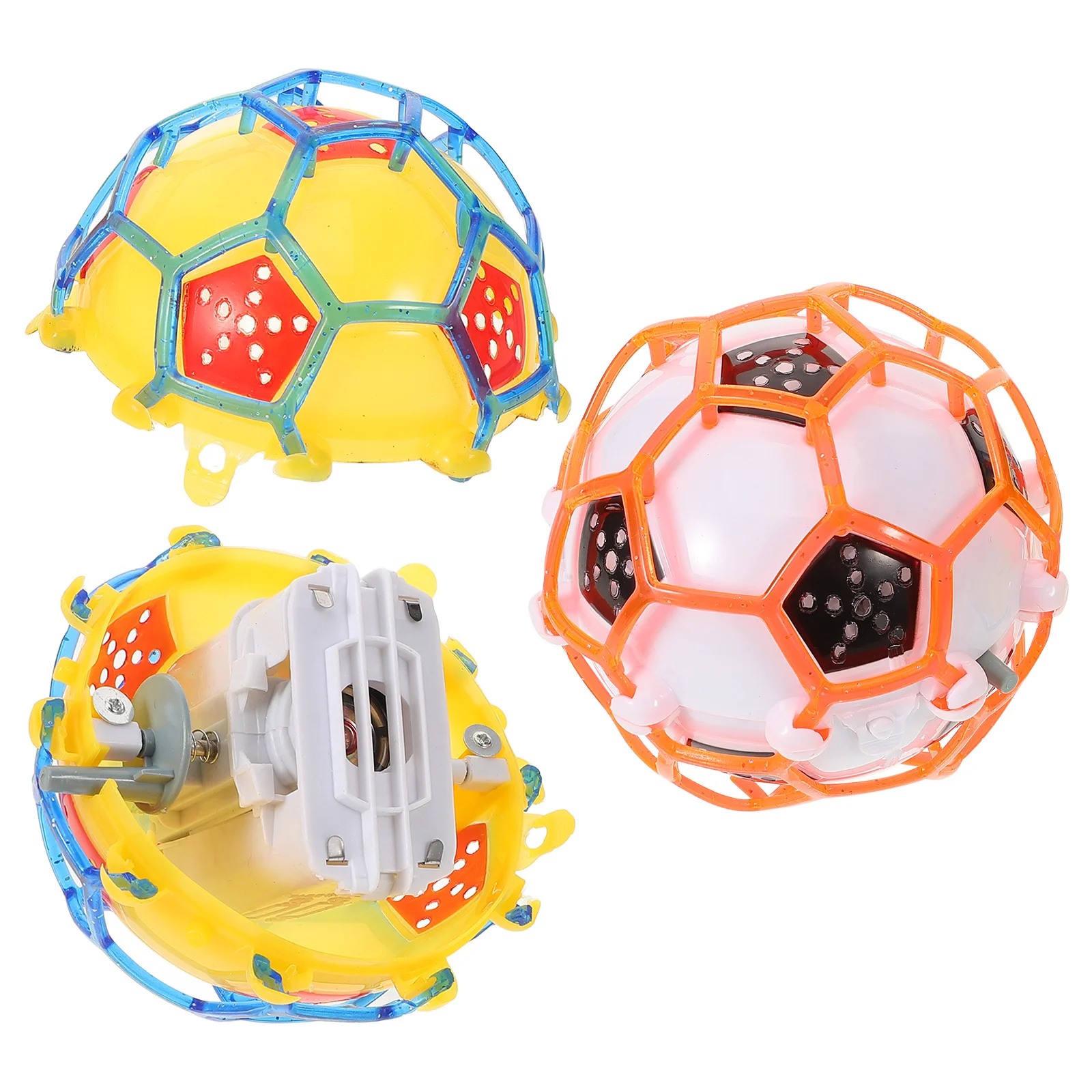 2 قطعة كرة الرقص المضيئة كرة القدم الكهربائية مع للأطفال في الأماكن المغلقة في الهواء الطلق لعب كرة القدم ترتد متعة الأطفال