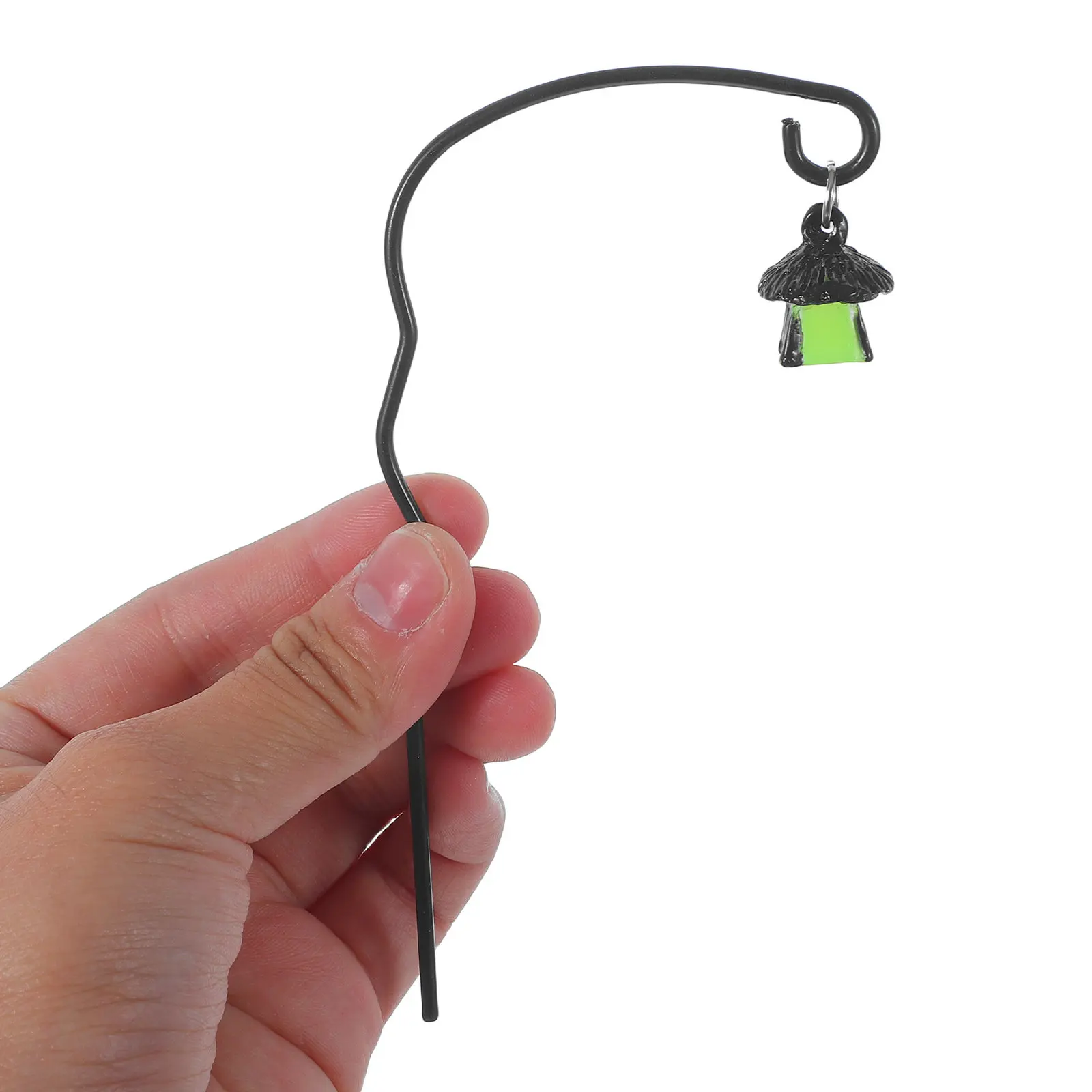 

7Pcs Fairy Garden Lantern Stakes Resin Mini Decorative Lanterns for Miniature Moss Terrariums Succulent Planters Garden Night