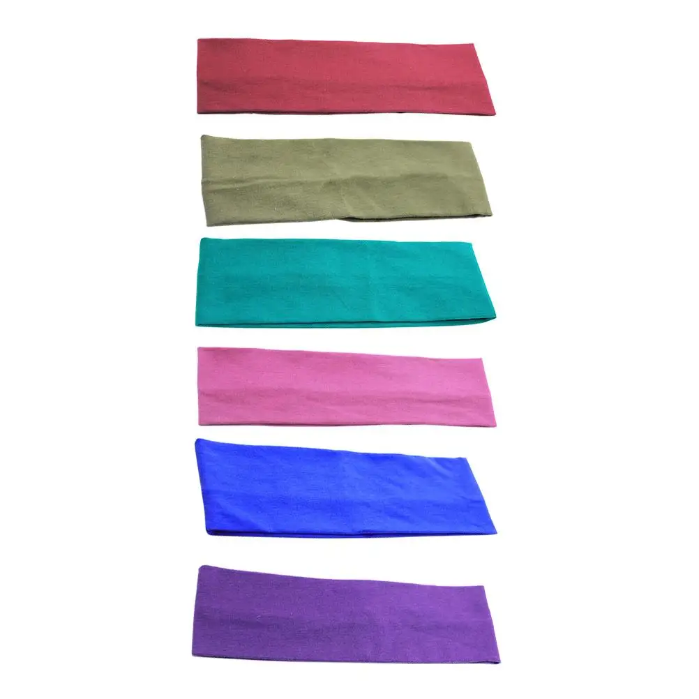 

6 Pcs Yoga Headscarf Headbands Hair Accessories Sports for Women Athletic Running Ornament Elastic
