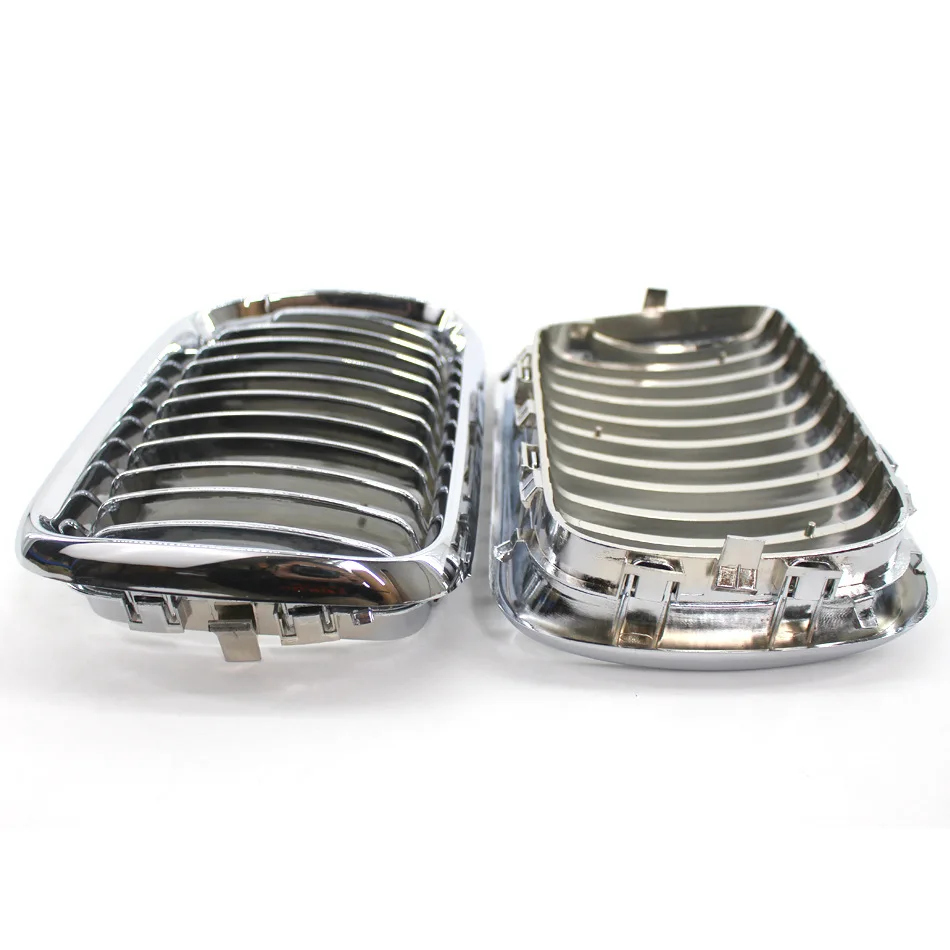 Front Kidney Facelift Grill Full Chrome Sliver Grill Facelift For BMW 3 Series E36 1997-1999 318i 320 323 328 Accessories view 2