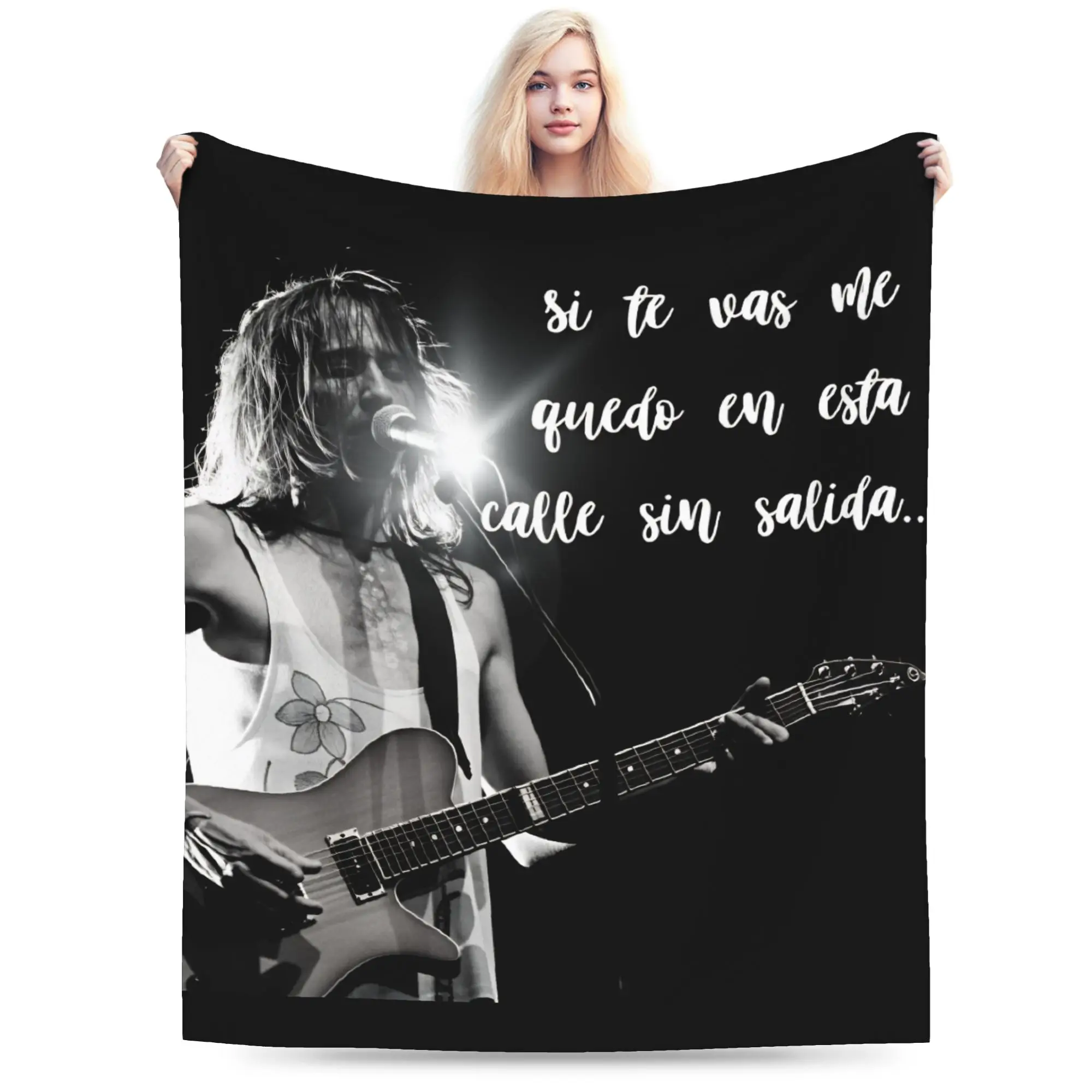 Extremoduro Spanish Hard Rock Band Flannel Blanket Spring  Warm Soft Throw Blanket for Boy Girl Home Decor Bedspread Sofa Bed