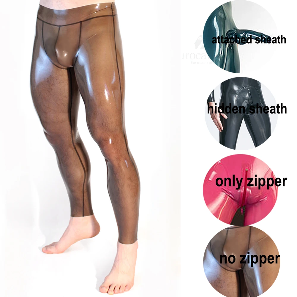 Latex rubber Natural Latex male Shorts Handmade Men Pants Cosplay club Costume