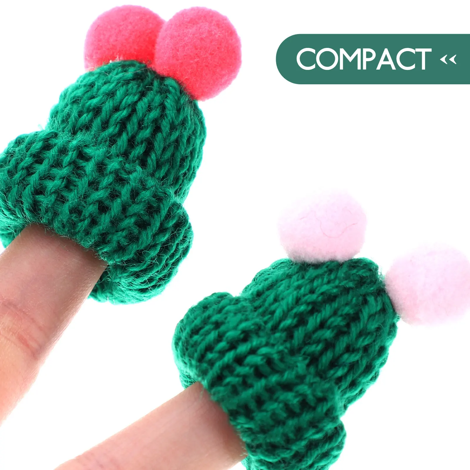 30 Pcs Tiny Hat Yarn Mini Knit Hats for Crafts Christmas Knitted Small Cap Decor