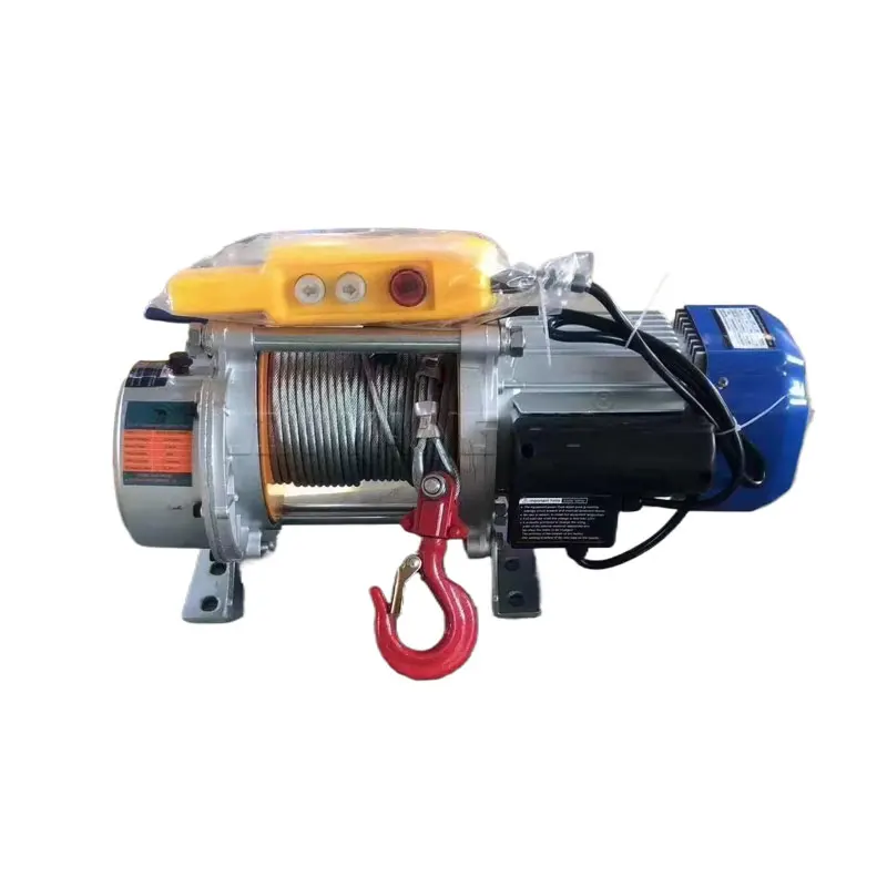 JIN YANG HU 220V Aluminum Shell Multifunctional Winch household Hoist Construction hoist