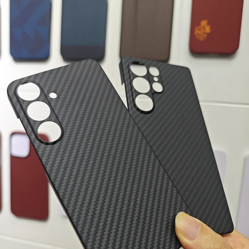 Magnetic Carbon Fiber Case For Samsung Galaxy S25 Ultra Case Aramid Fiber Cover for Galaxy S25 /S25plus Phone Accessory