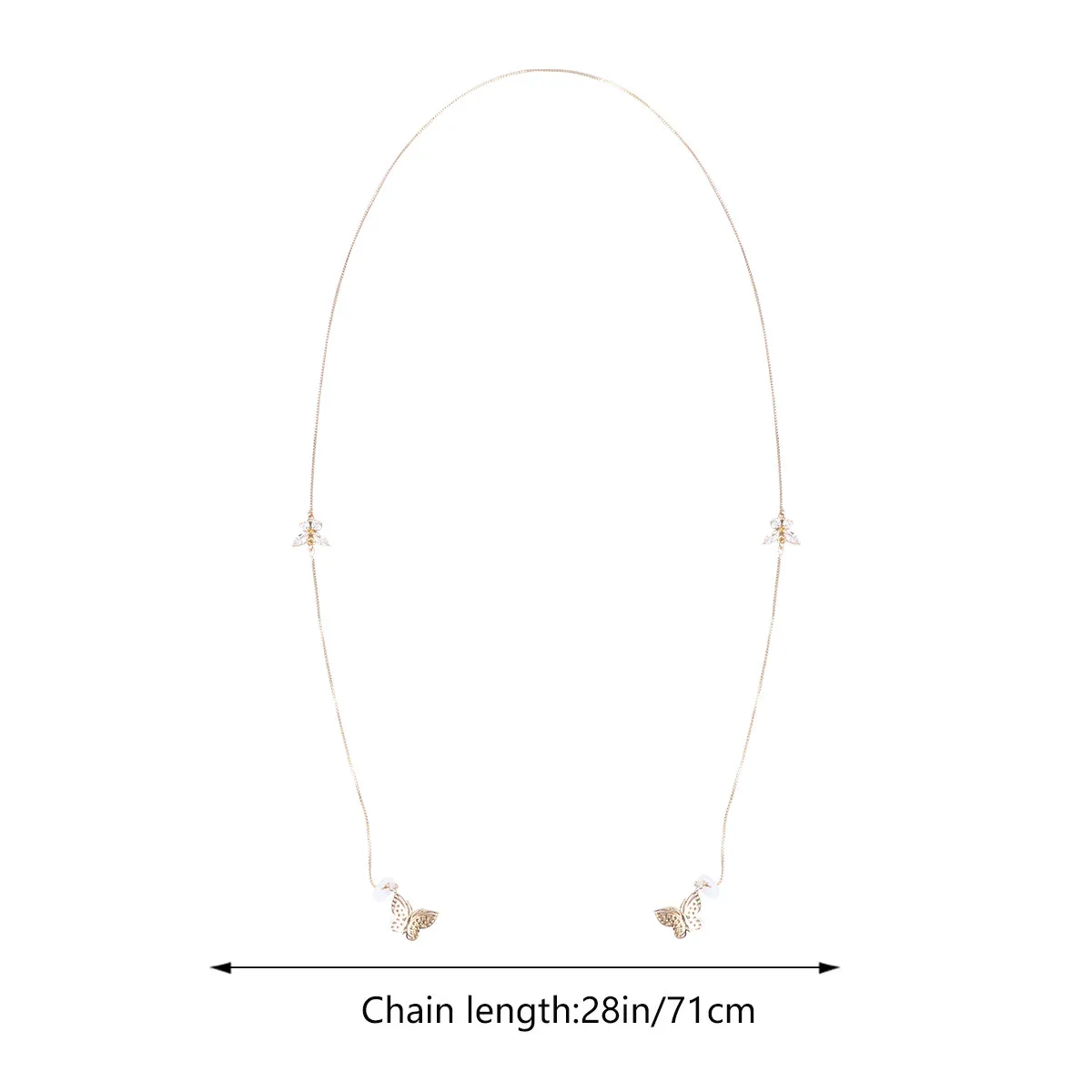 1Pcs Wireless Headphones Decor Anti-Drop Necklace Golden Copper Neck Accessory Outdoor Use Work Running Climbing Headset