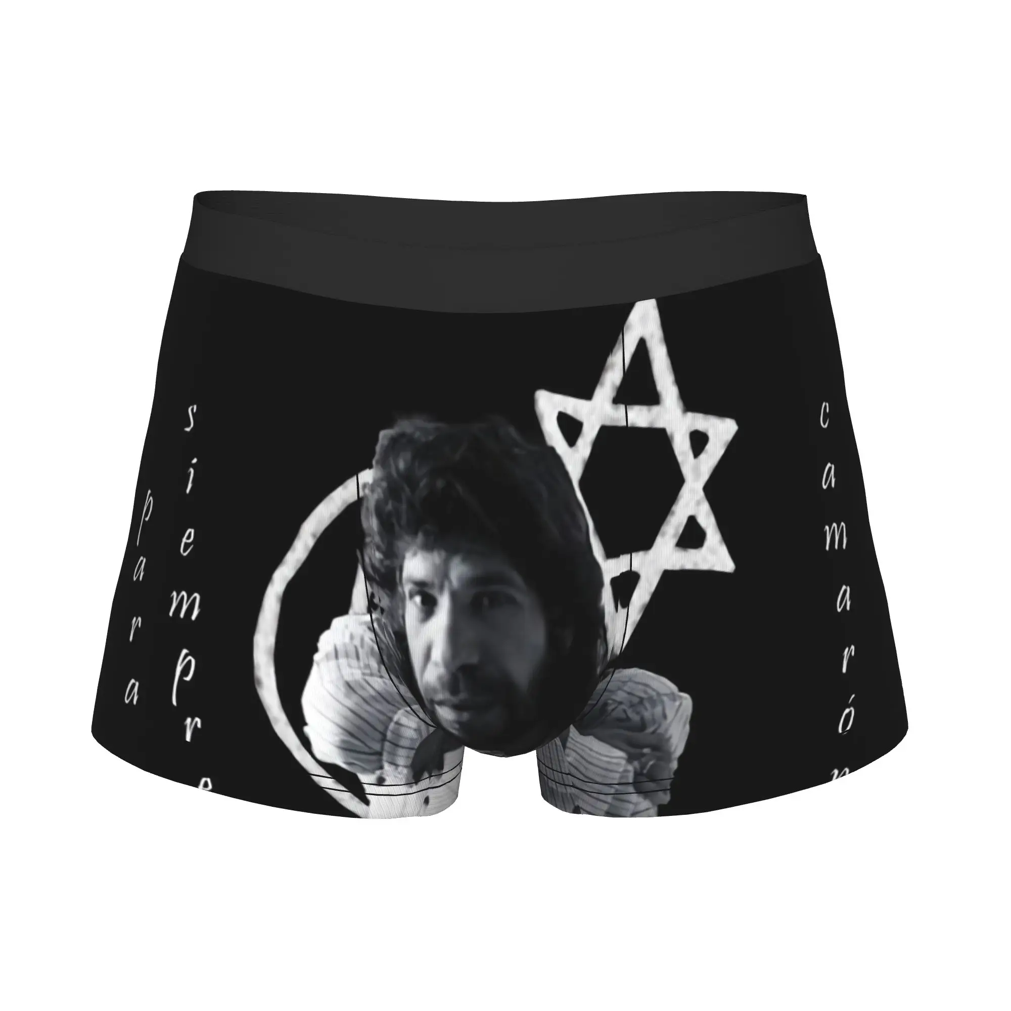 Funny Island Shrimp Flamenco Singer Boxers Shorts Panties Male Underpants Stretch Camaron De La Isla Briefs Underwear
