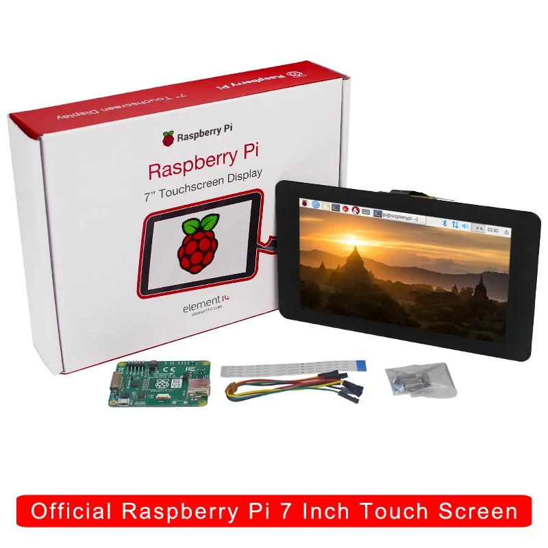 Raspberry Pi-Écran Tactile Officiel de 7 Pouces, Puzzles 10 Points, Affichage du Moniteur Tactile, Modèle B, 3B, 3A, ontari