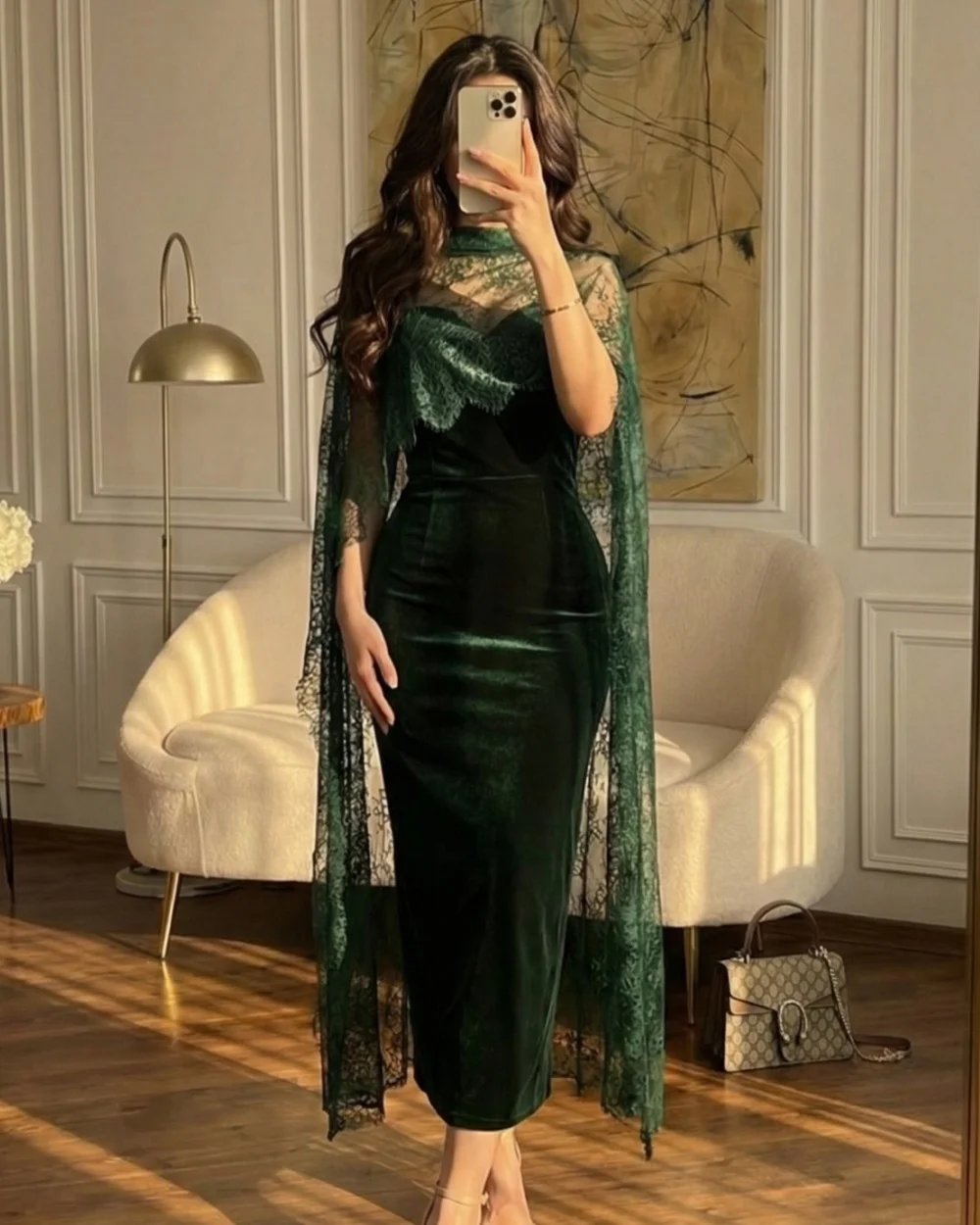 Customized Modern Style Velour Ruched Pleat Column Evening Dresses Strapless Sleeveless Ankle Length Dresses Bridesmaid Dresses