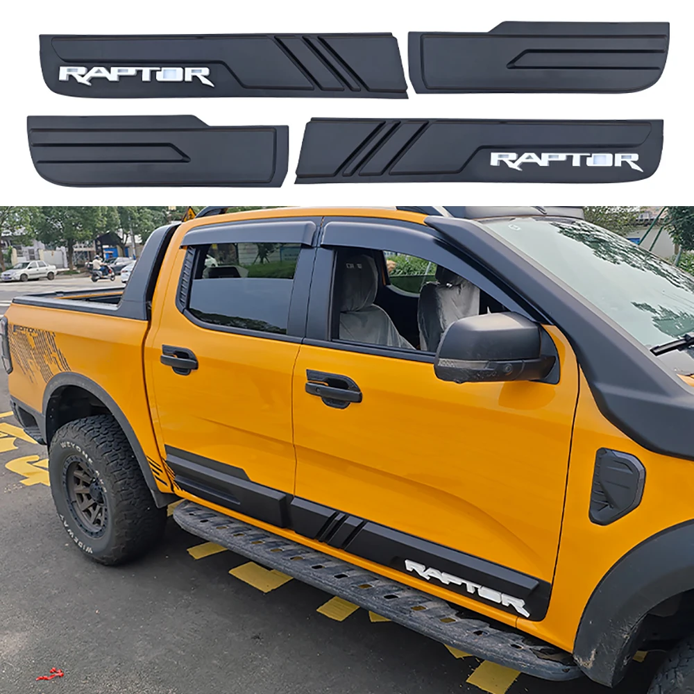 

Панель отделки кузова, накладка на дверь, защитная полоса, защитная панель черного воина, защита от царапин, панель для Ford Ranger T9 2023-2025, аксессуары