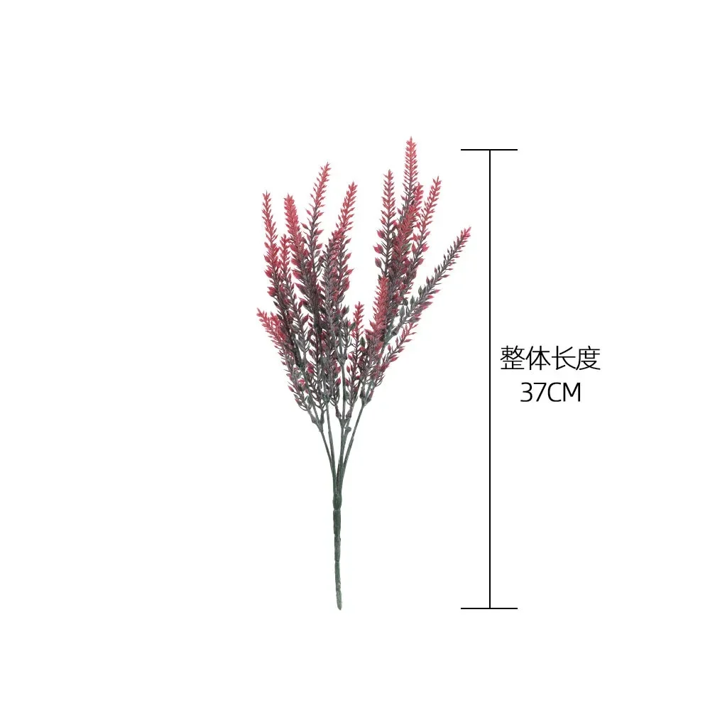 Artificial Flower Plastic Lavender Home Wedding Party Garden Decoration diy Plant Wall Accessories INS Style Photography Props