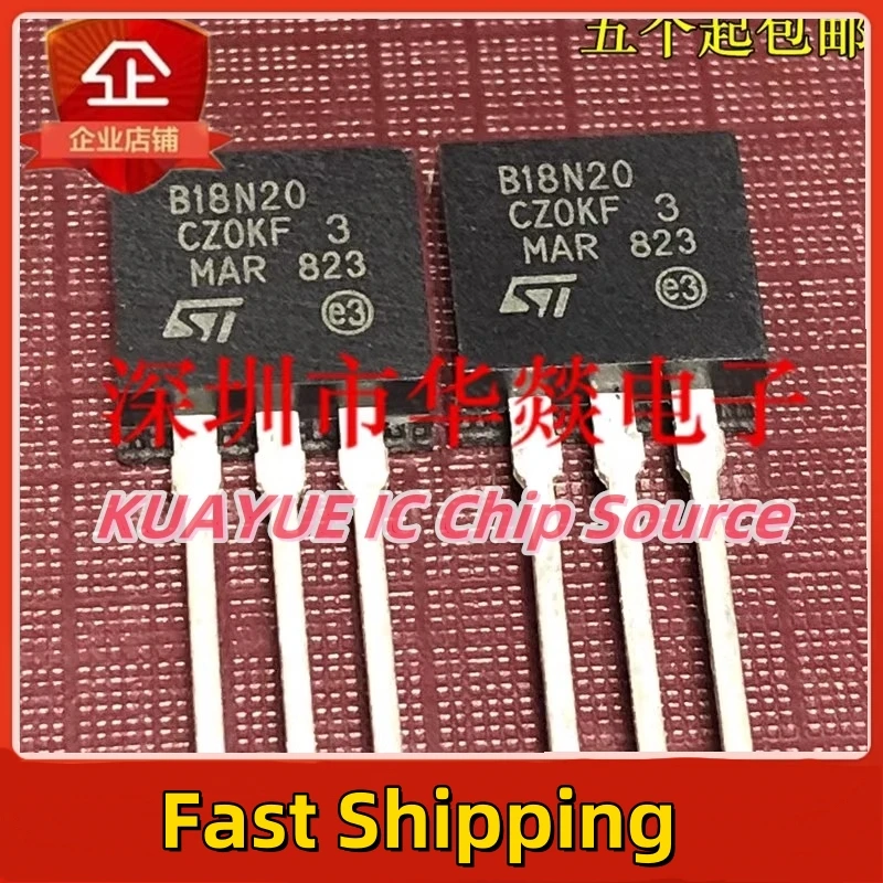 10PCS-30PCS   B18N20  STB18N20   TO-262  200V 18A   Fast Shipping Quality Guarantee