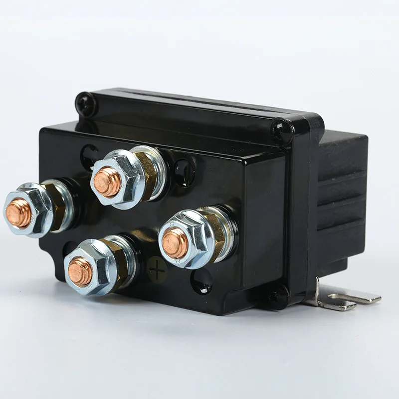 

Source Factory Winch Solenoid Relay 500A 12V, LR4450 Winch Relay Contactor Replacement, Heavy Duty Winch Solenoid Box