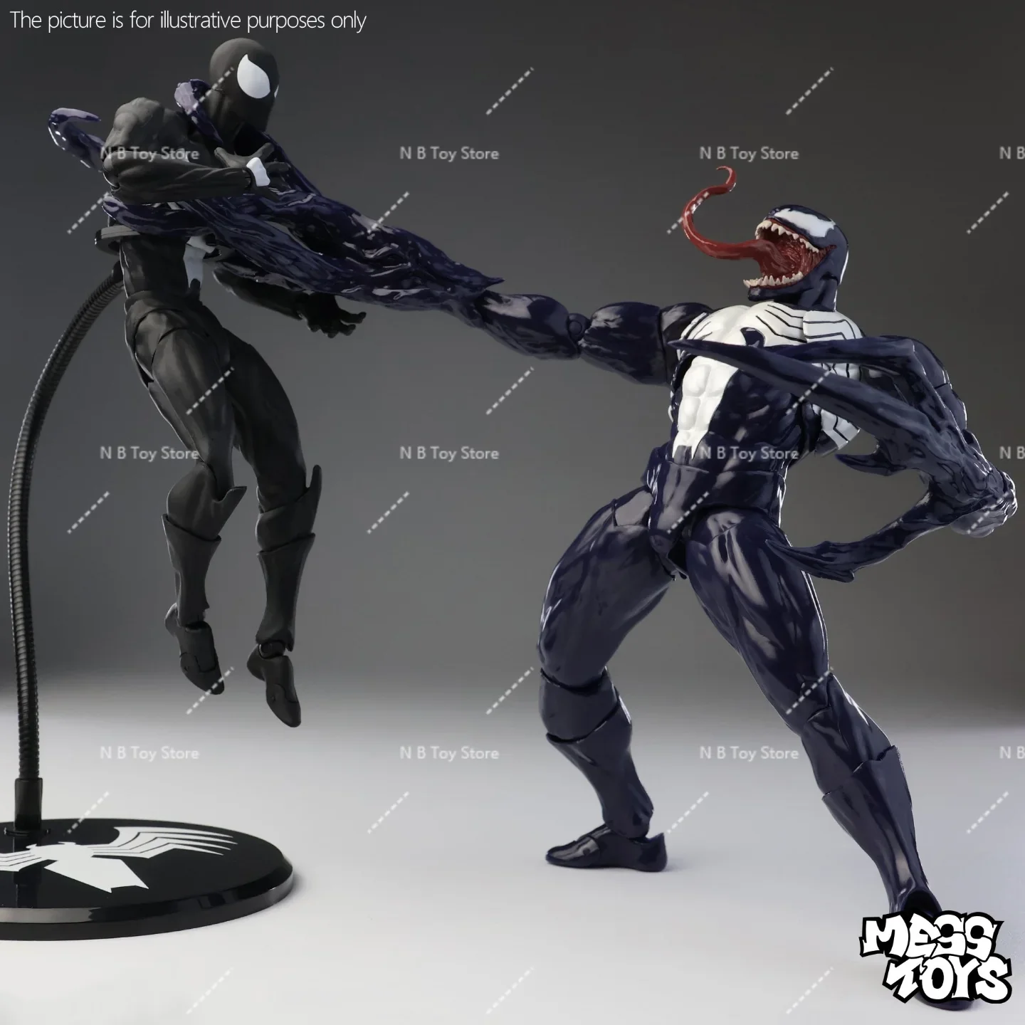 In Stock Mess Toys Venom Lethal Neighbor Spider-Man Symbiotic