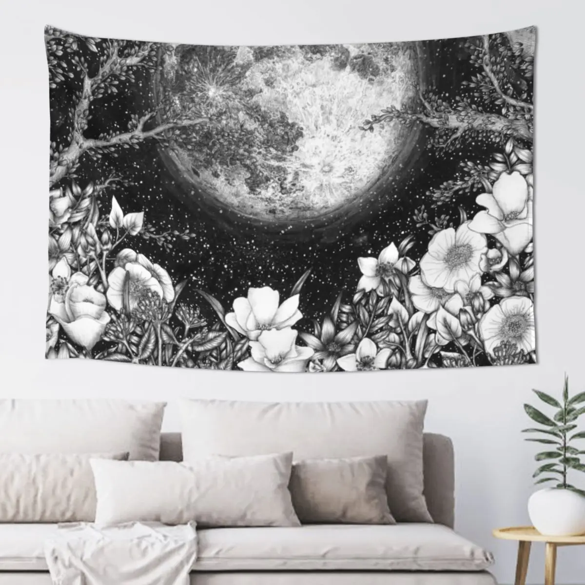 

Midnight in the Garden Tapestry Hanging Wall Room Decor Home Decoration Tapestry