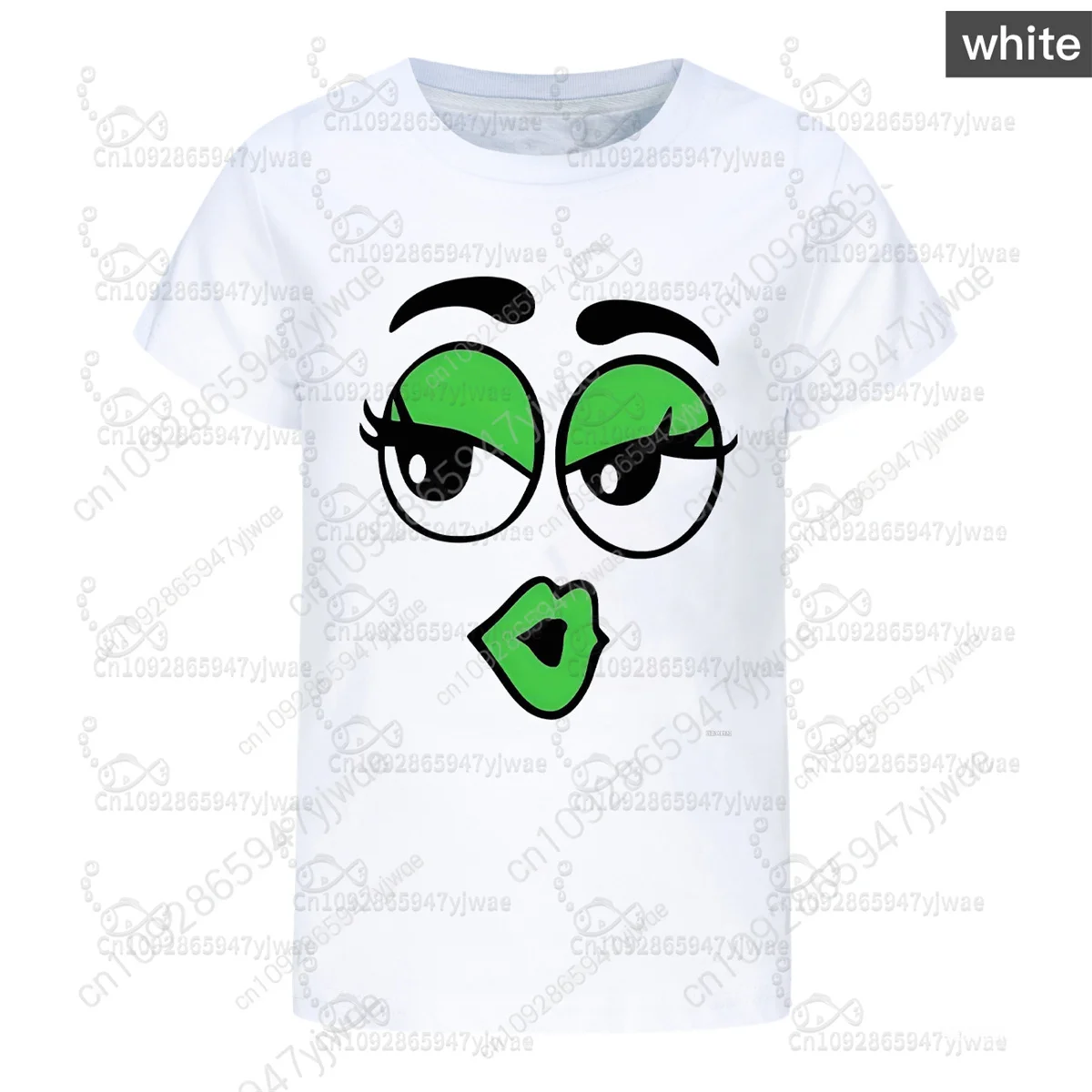 M-الشوكولاته الفول الكرتون المطبوعة القطن قصير الأكمام الأسرة السفر عطلة المحملة الأطفال الكبار تي شيرت الوالدين والطفل الملابس #2