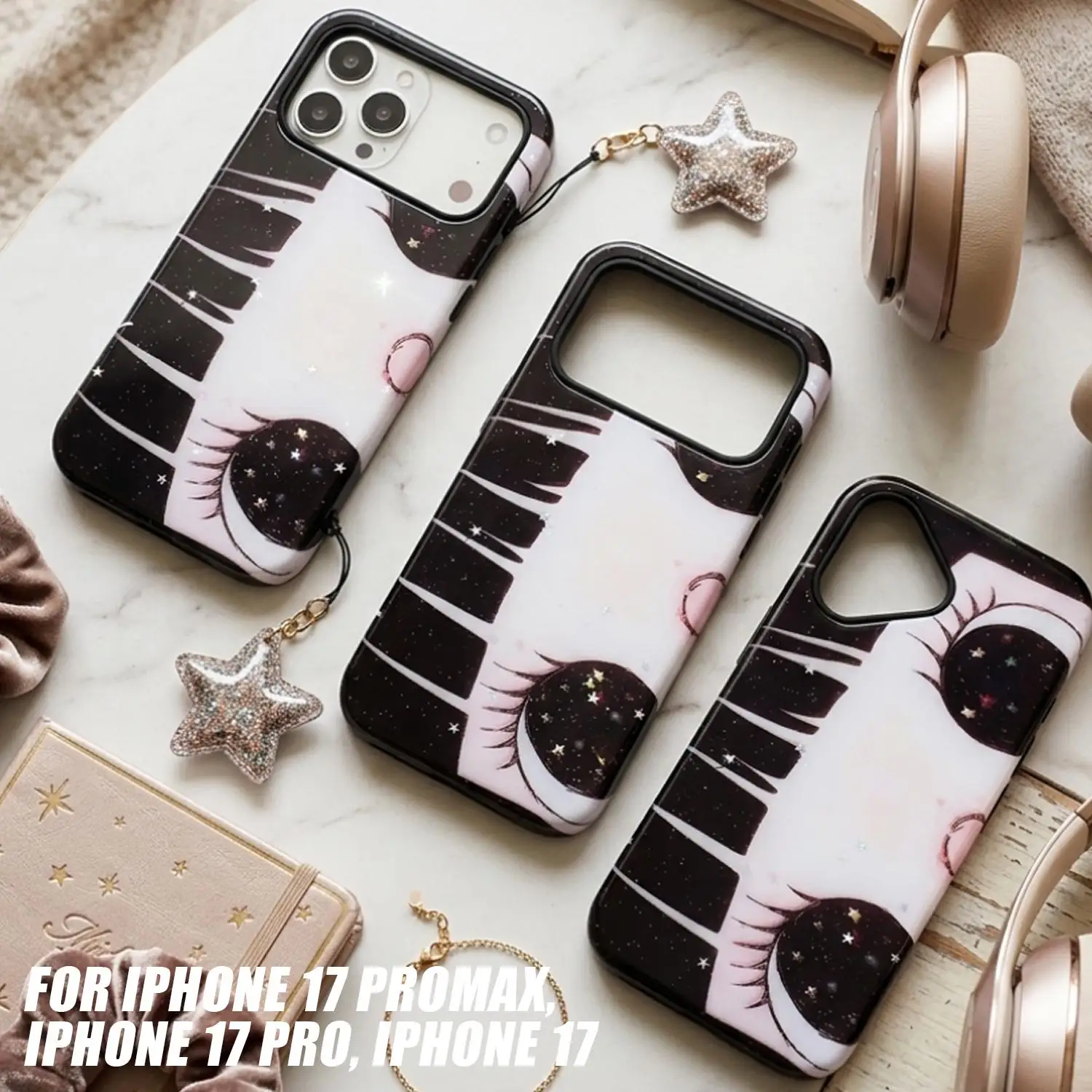 

Cartoon Cute Mobile Phone Back Cover For iPhone 17 17Pro MAX Ultra Thin Shockproof Protector Shell For iPhone17 Sleeve