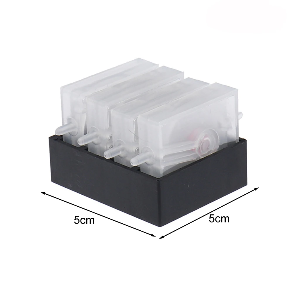 High Pressure Stable Ink Control Valve for Printer Damper with Single Pass Design for Continuous Ink Supply Systems