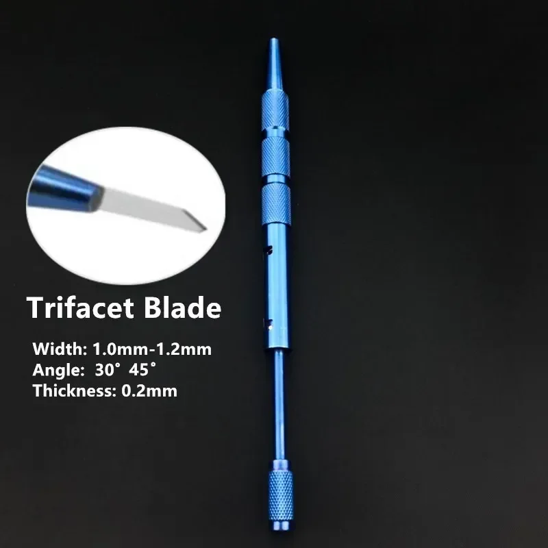 qswtitan-サファイア刃-三面刃-ナイフヘッド-眼科用外科器具-眼科用メス
