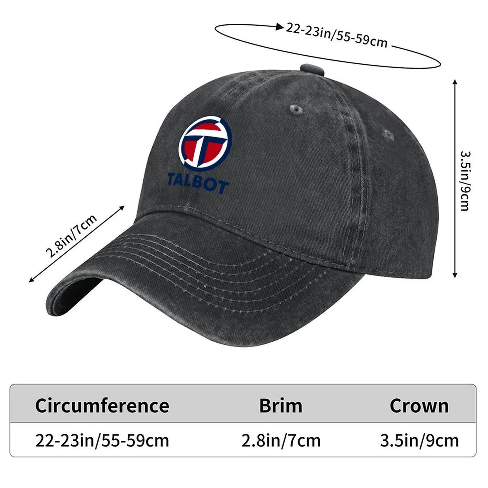 Talbot Baseball Cap Golf Hat verjaardag Hat Baseball Cap hoeden aangeboden Zonnehoeden voor dames Heren