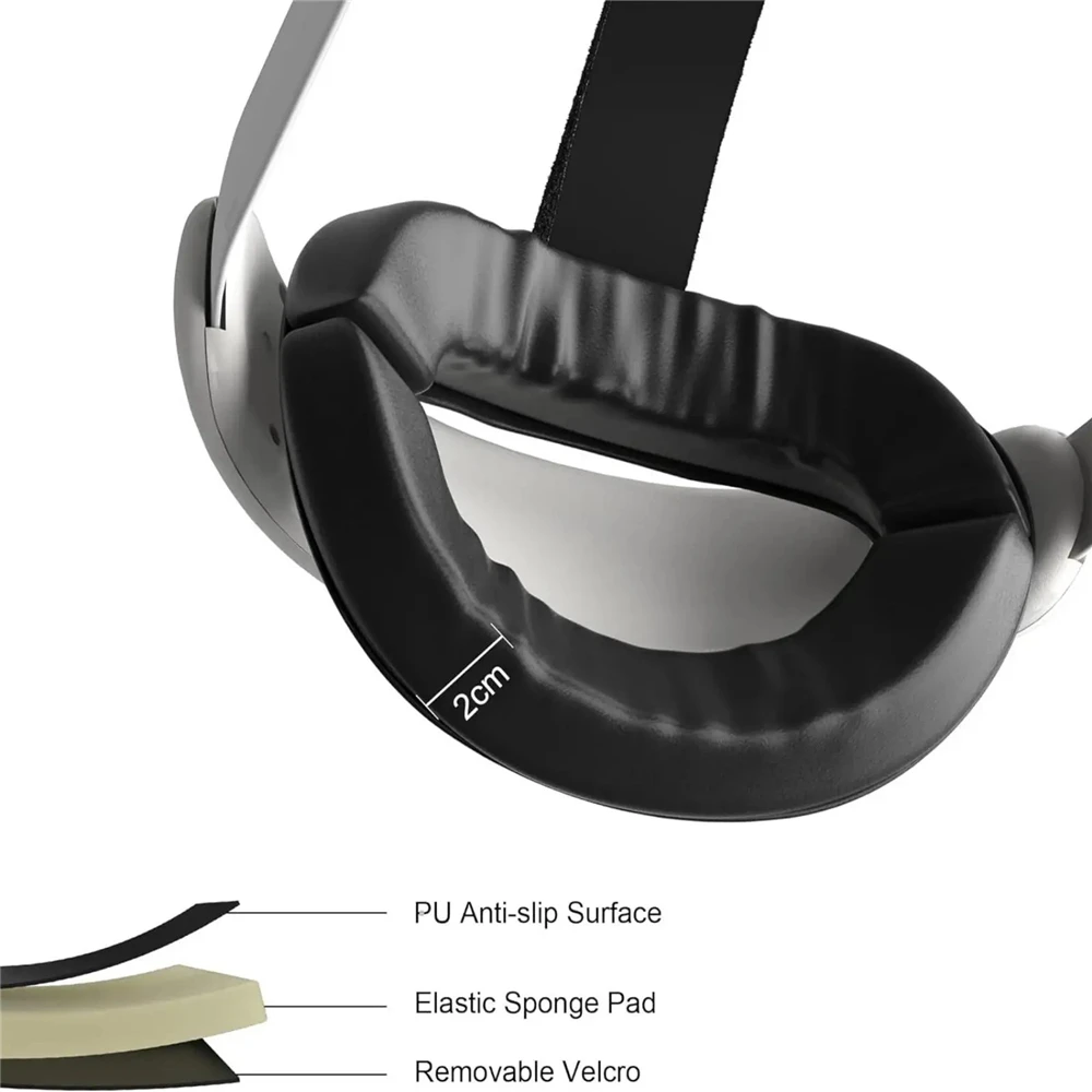 Picture 5: VR Adjustable Head Strap for Meta Quest 3 Upgrades Alternative Head Strap Replace Strap-Headband for Meta Quest 3