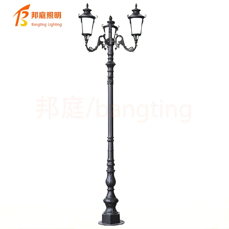 4.9M High quality european retro style outdoor LED garden light for park square street