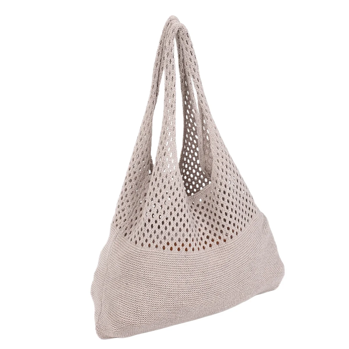 Пляжная сумка в стиле ретро, летняя полая сумка ручной работы, женская полая вязаная сумка