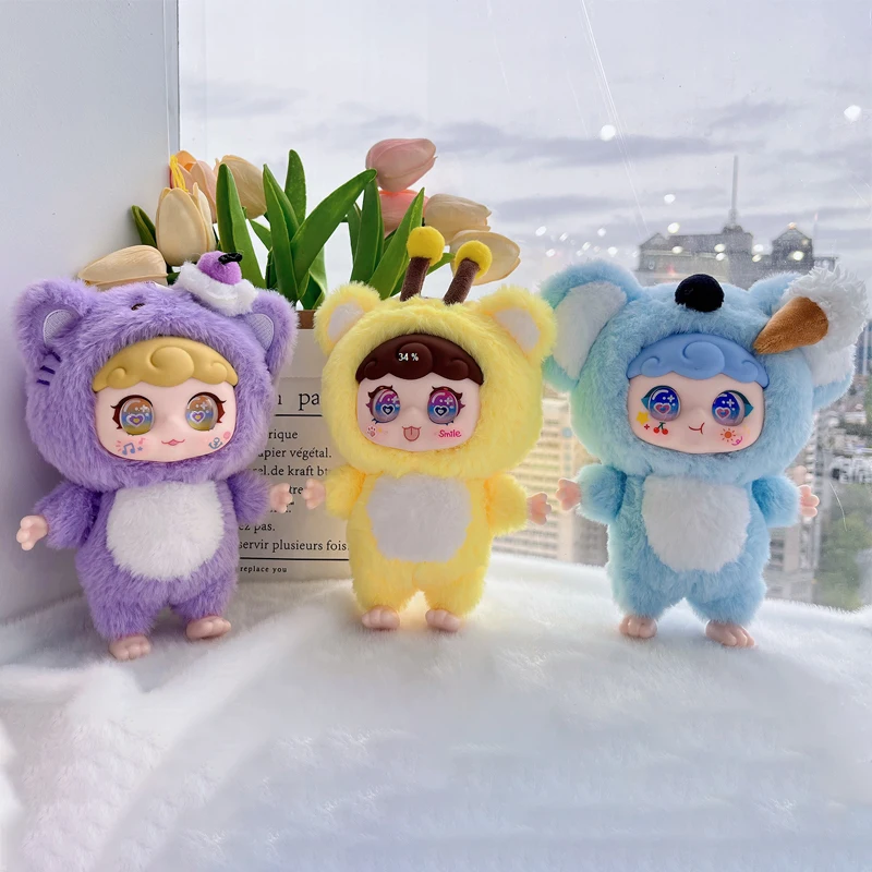 

Blind Box Fantasy Wonderland Series Plush Vinyl Cute Animal Doll Desktop Decor Surprise Gift for Girls Trendy Fashion Item