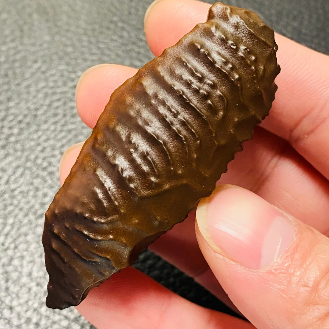 

Natural Gobi Desert Stripes Stone for Palms A Unique Gift for Your Office Decoration