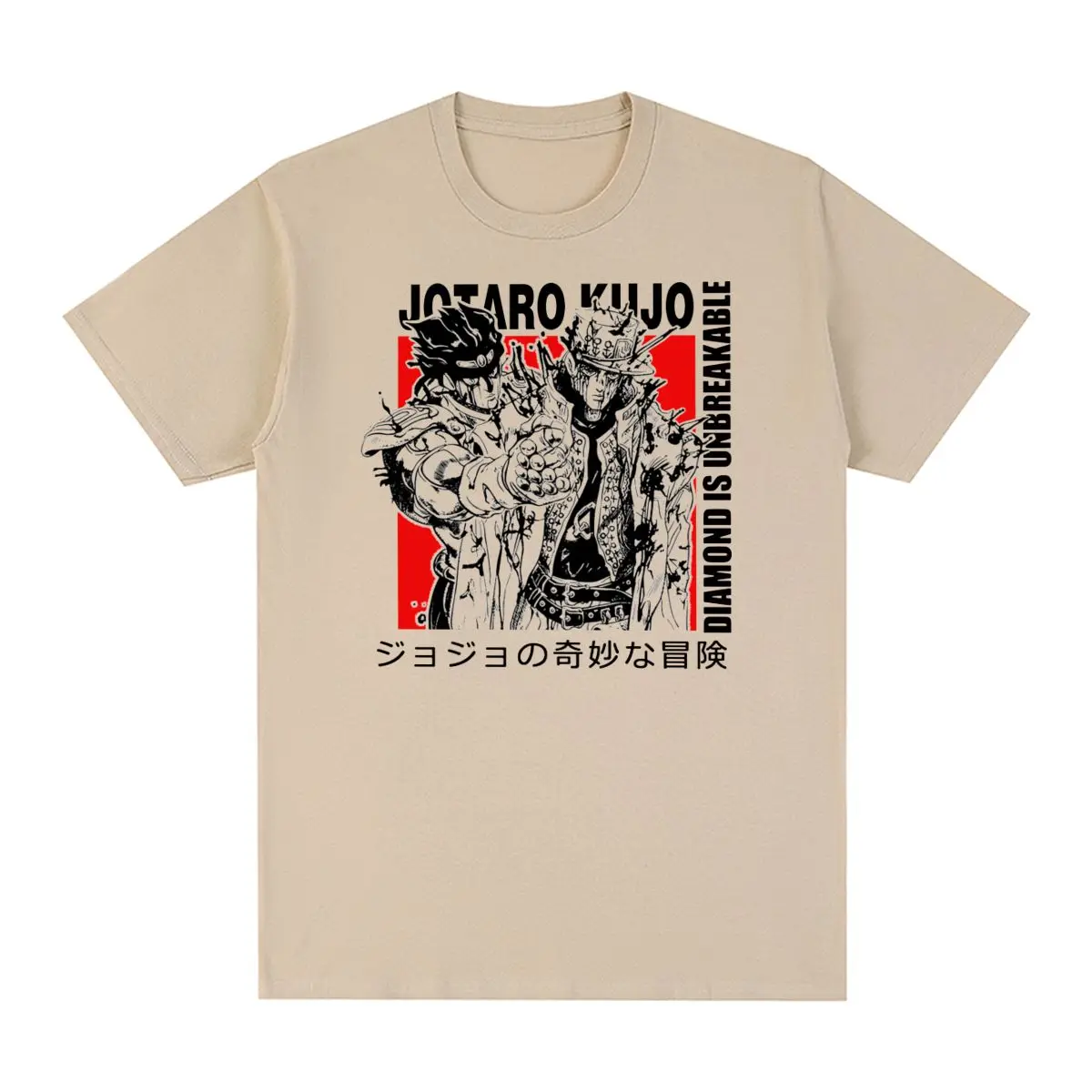 Jojo Bizarre Adventure Vintage T-shirt Manga Graphic Enrico Pucci Anime Cotton Men T shirt New Tee Tshirt Womens Tops