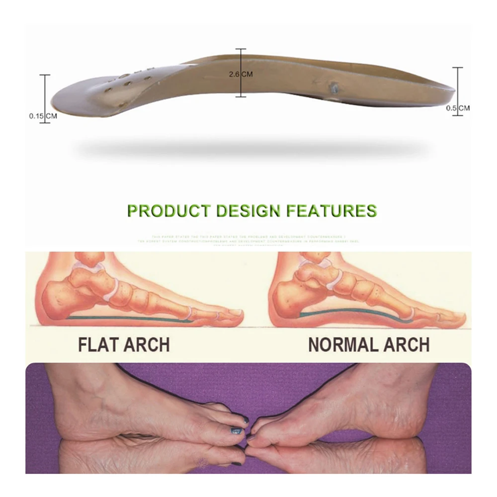 1 Pair Foot Massage Magnetic arch correction insoles care heel spur Magnetic Therapy arch suppport insoles Men/Women Shoe pad