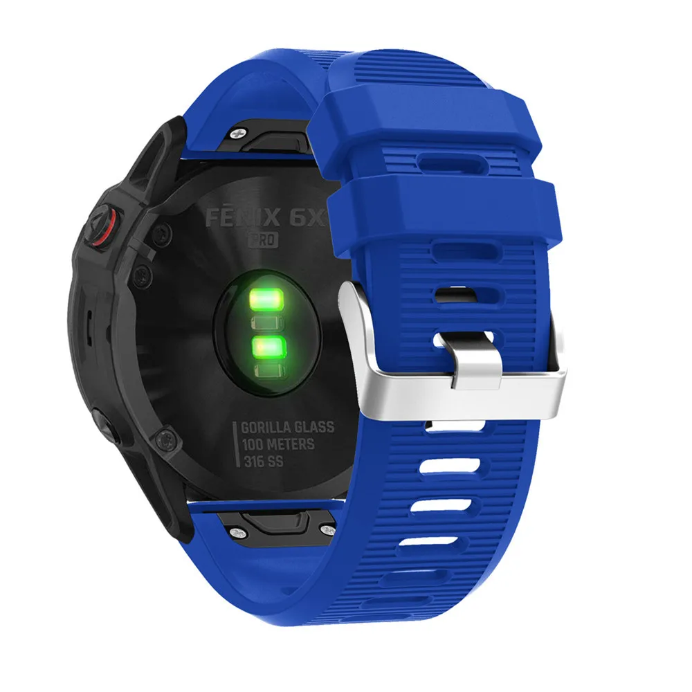 BEHUA QuickFit 26mm 22mm Silikonarmband für Garmin Fenix E 8 7X 7 6 6X/Epix Pro Gen 2 51mm 47mm/Tactix Uhrenarmband Zubehör – Detail 10