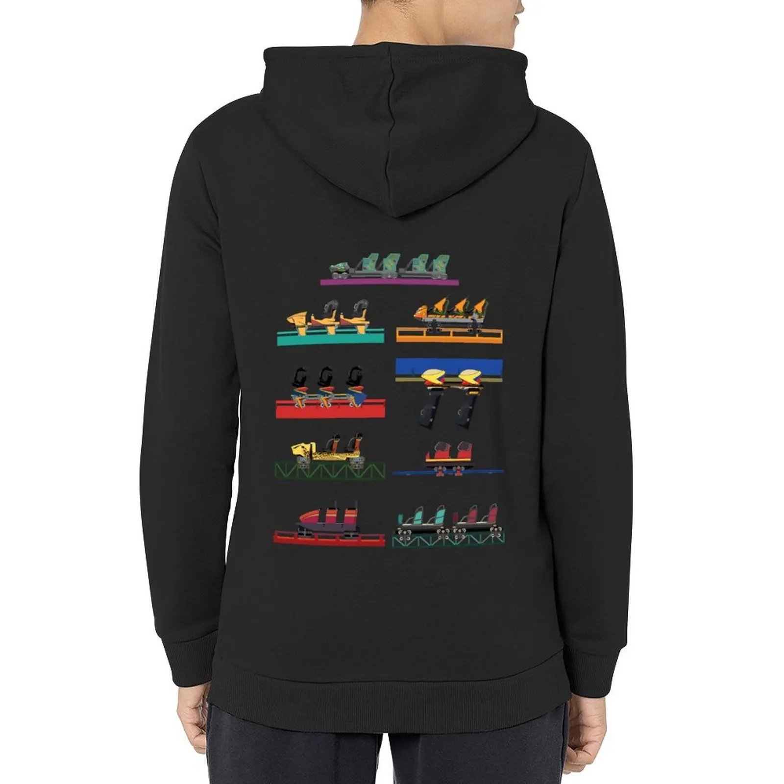 

Busch Gardens Coaster Cars V2 Design (with Iron Gwazi!) Hoodie hooded shirt men's coat graphic t shirts men tracksuits