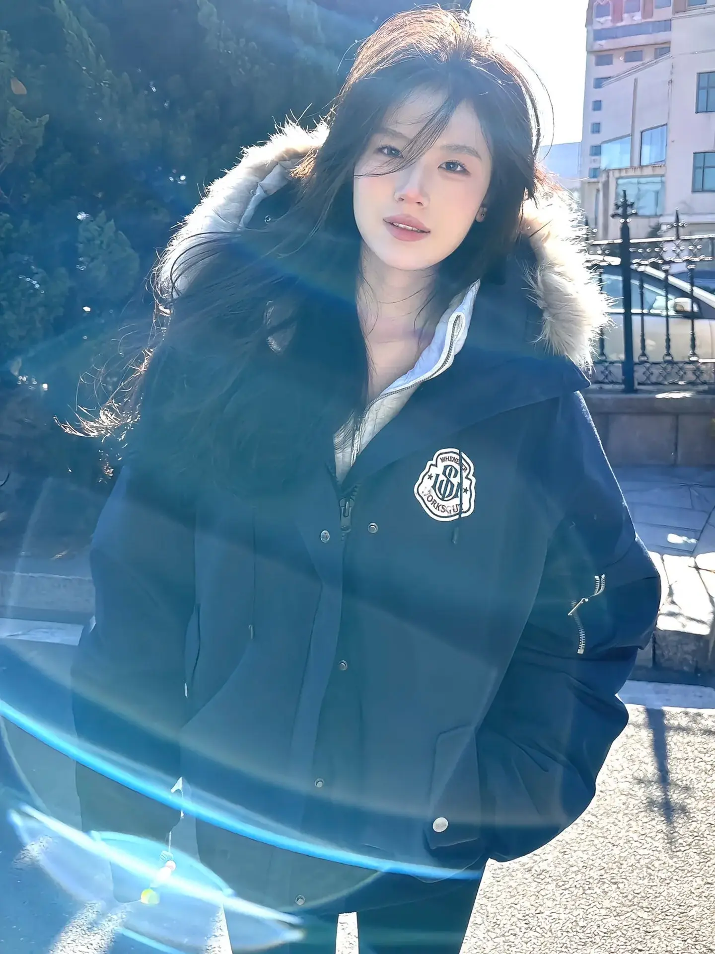 

Женская осенняя парка на хлопковой подкладке, однотонная, с капюшоном, гладкая, уютная, элегантная, вязаная, разноцветная