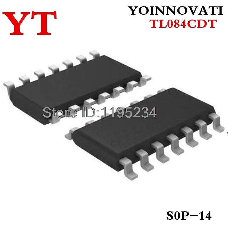 50 pieces/lot TL084CDT TL084 SOP-14 0 IC OPAMP JFET 4MHZ 14SO Best quality