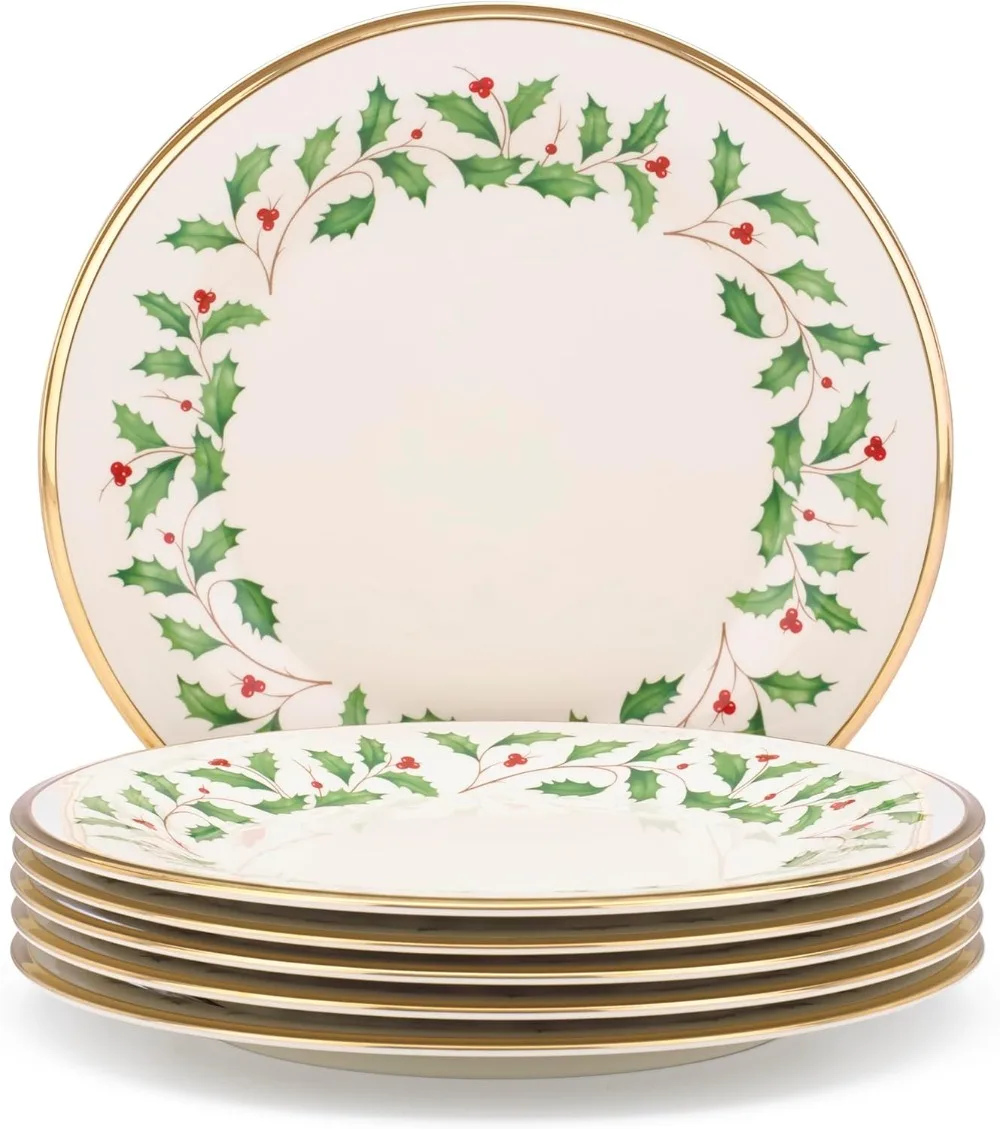 

Lenox 835217 Holiday Dinner Plate Set, Buy 3 Get 6 Dishes and Plates Sets