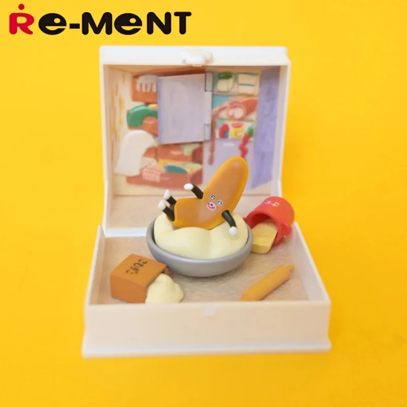 New Arrival Rement Miniature Scene Bread Thief Escaping Picture Book World Blind Box Trendy Plaything Desktop Ornament