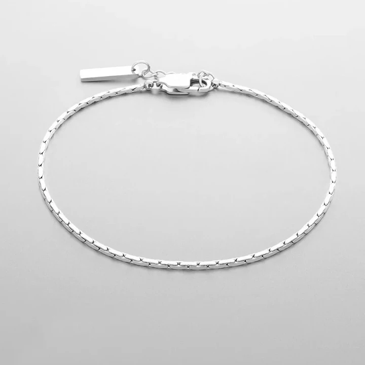 EMANCO Wire Chain Bracelet Fashion Trend New Personalized Men's White Gold Bracelet Non-Fading Color Wholesale Jewelry