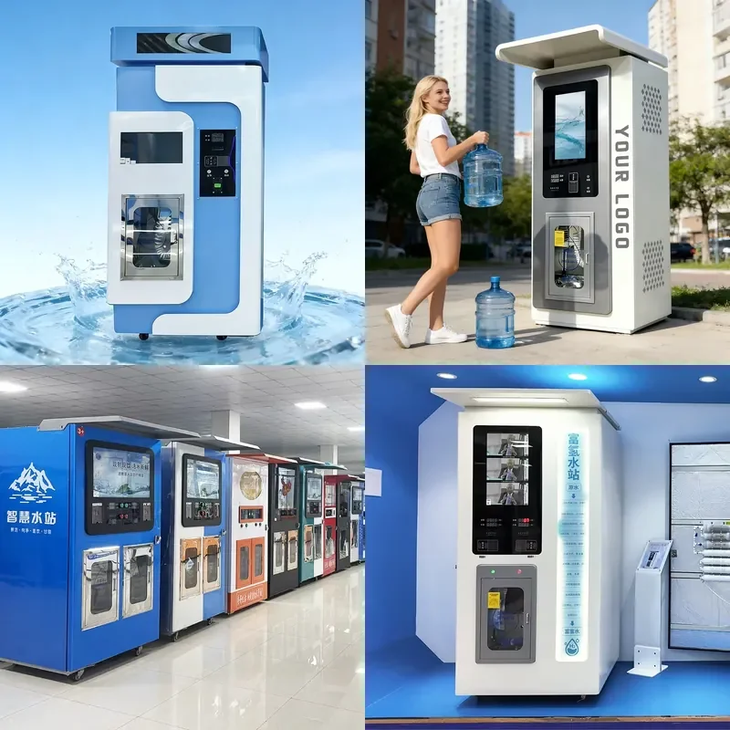 Smart Control Self Service Expendedora De Agua Purificada RO Purified Vending Water Machine with Coin Payment