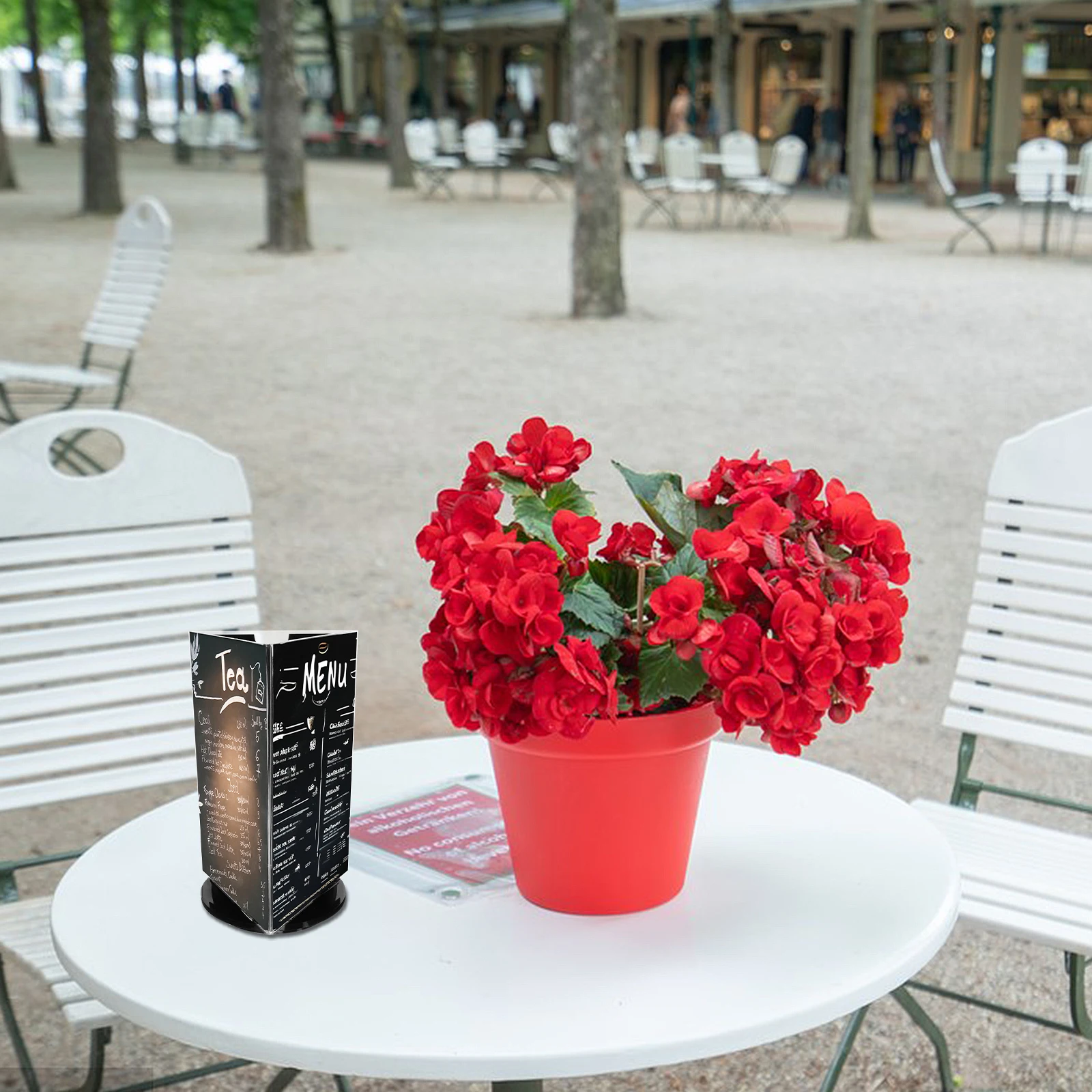 

Rotatable Acrylic Table Card Sign Holder Menu Display Stand Tabletop Note Holder for Restaurants Hotels