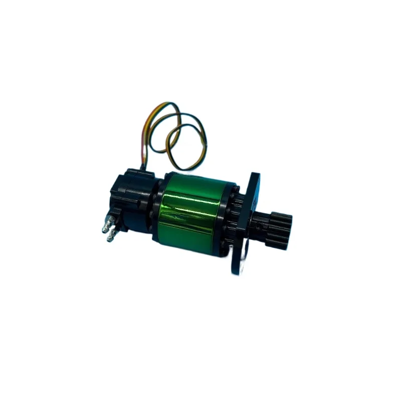 For RC Model Excavator Turntable Drive Motor, Brushless Planetary Rotary Motor, Hydraulic Excavator Simulation Driver