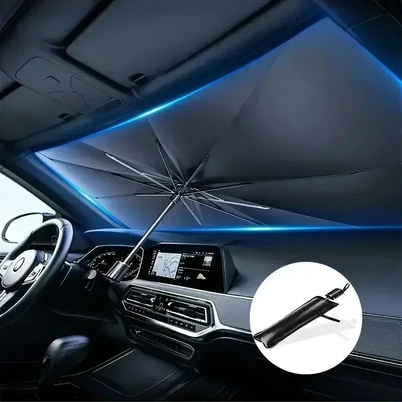 Automobile Windshield Sunshade Car Sun Umbrella Innovative Telescopic Sun Visor For Heat Insulation Shade Prot