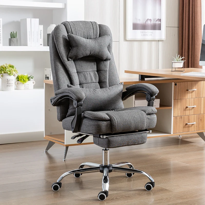 Necksupport Roterende bureaustoel Executive Normaal Scandinavisch Comfortabele bureaustoelen Mobiel gamen Modern Chaise De Bureaux-meubilair