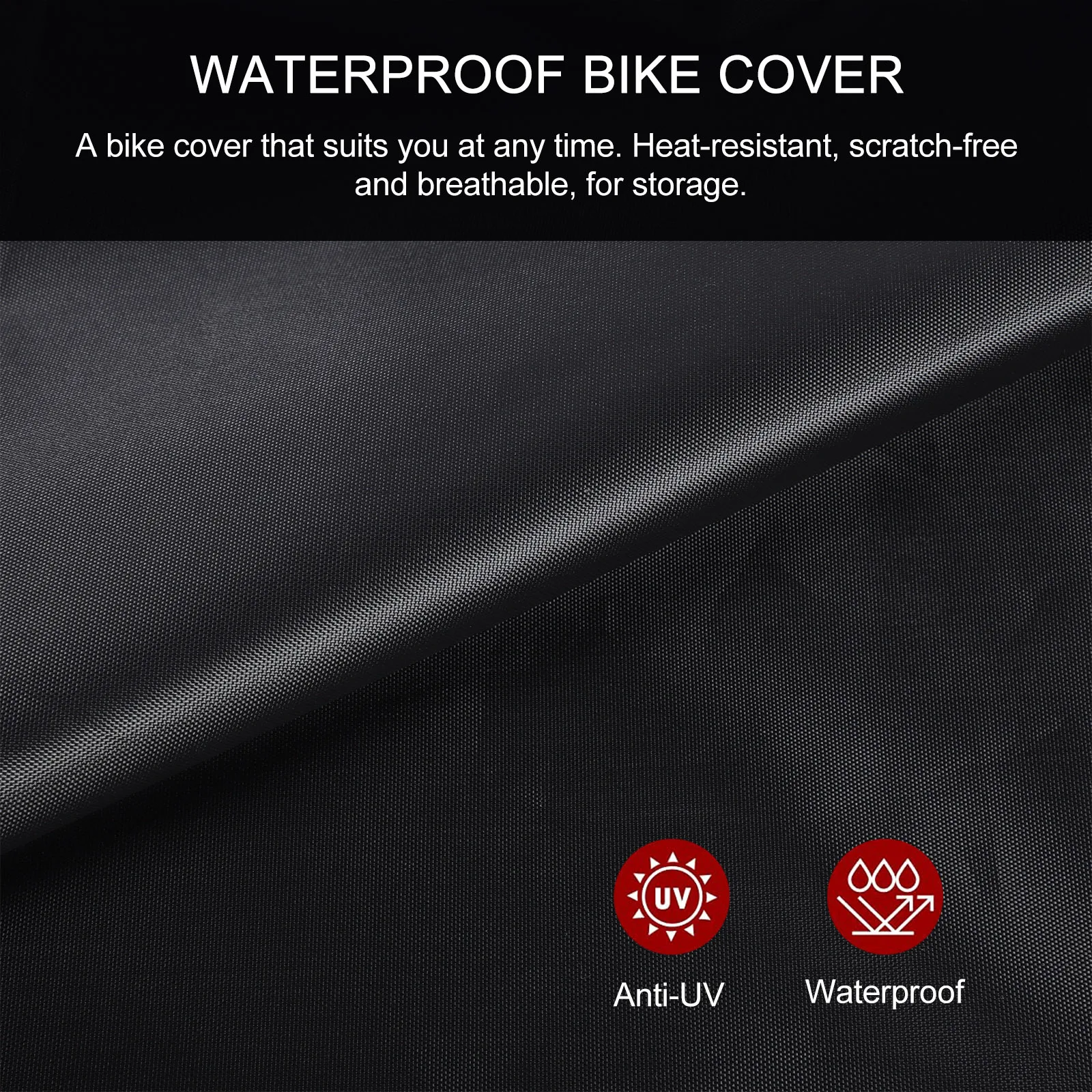 

Universal Mountain Bike Cover Waterproof Dustproof Oxford Cloth Cycling Protective Cover Outdoor Storage Sun Protection
