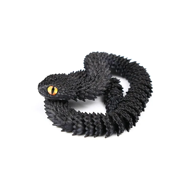 Articulated Snake Decor Figurine Model
