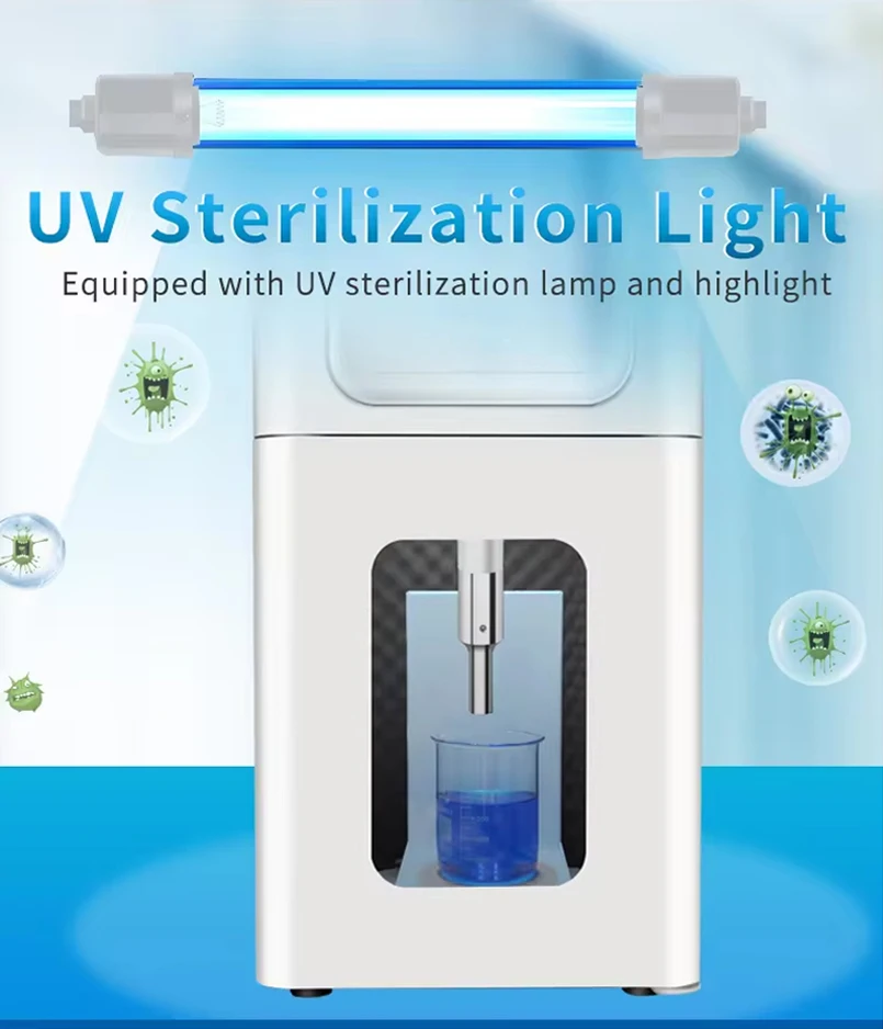 Machine d'homogénéisateur de Laboratoire à Écran Tactile de 1800W, ÉLiban sifiant à Nanoparticules de 1200ml